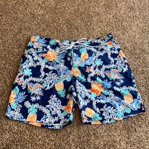 Men’s Hawaiian Swim Trunks - Size XXL